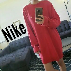 ↓$49 Nike golf red sweater dress
